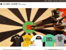 Tablet Screenshot of dart-shirts.com